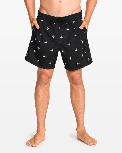 Men's Lido Print Trunks Front