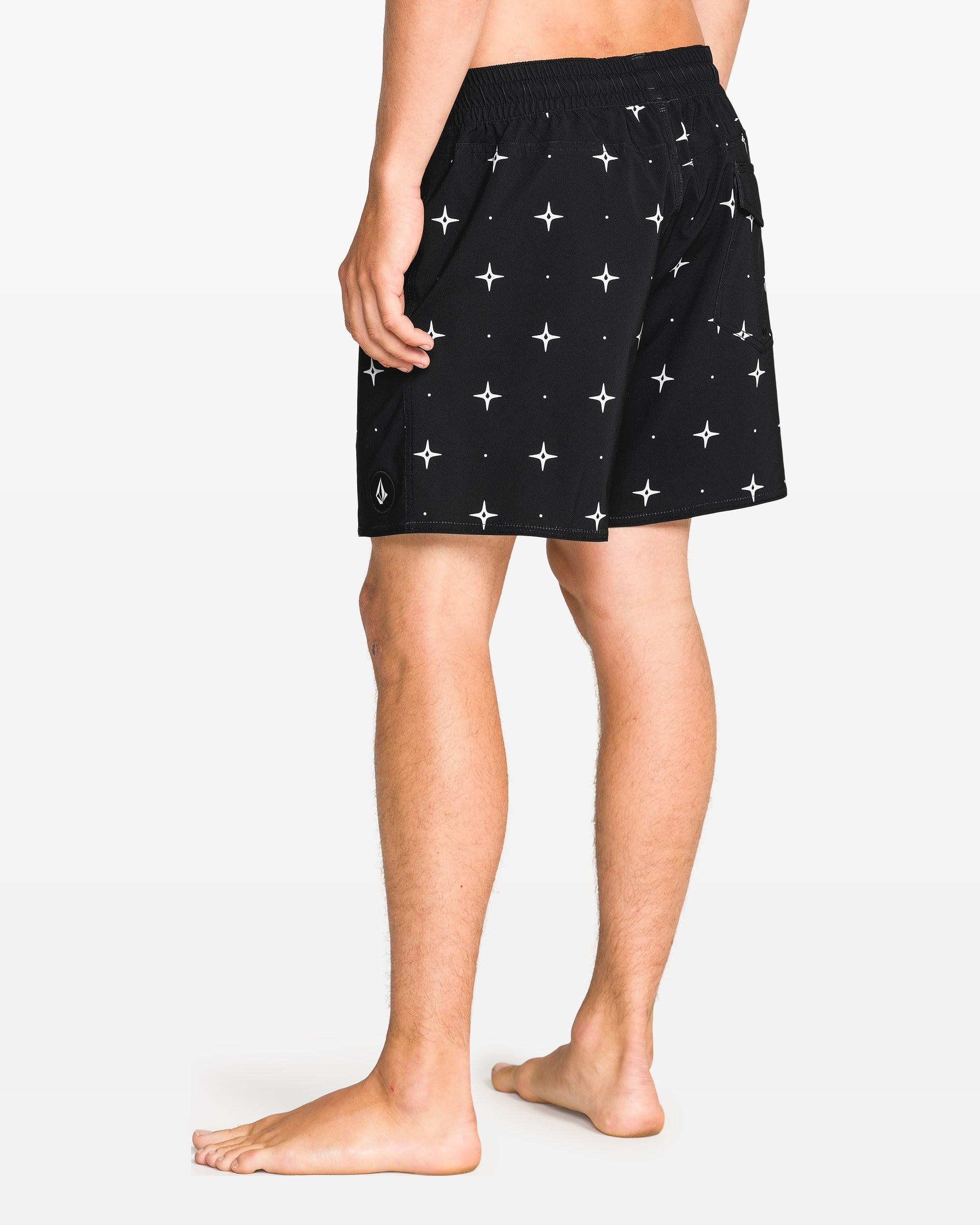 Men's Lido Print Trunks Back