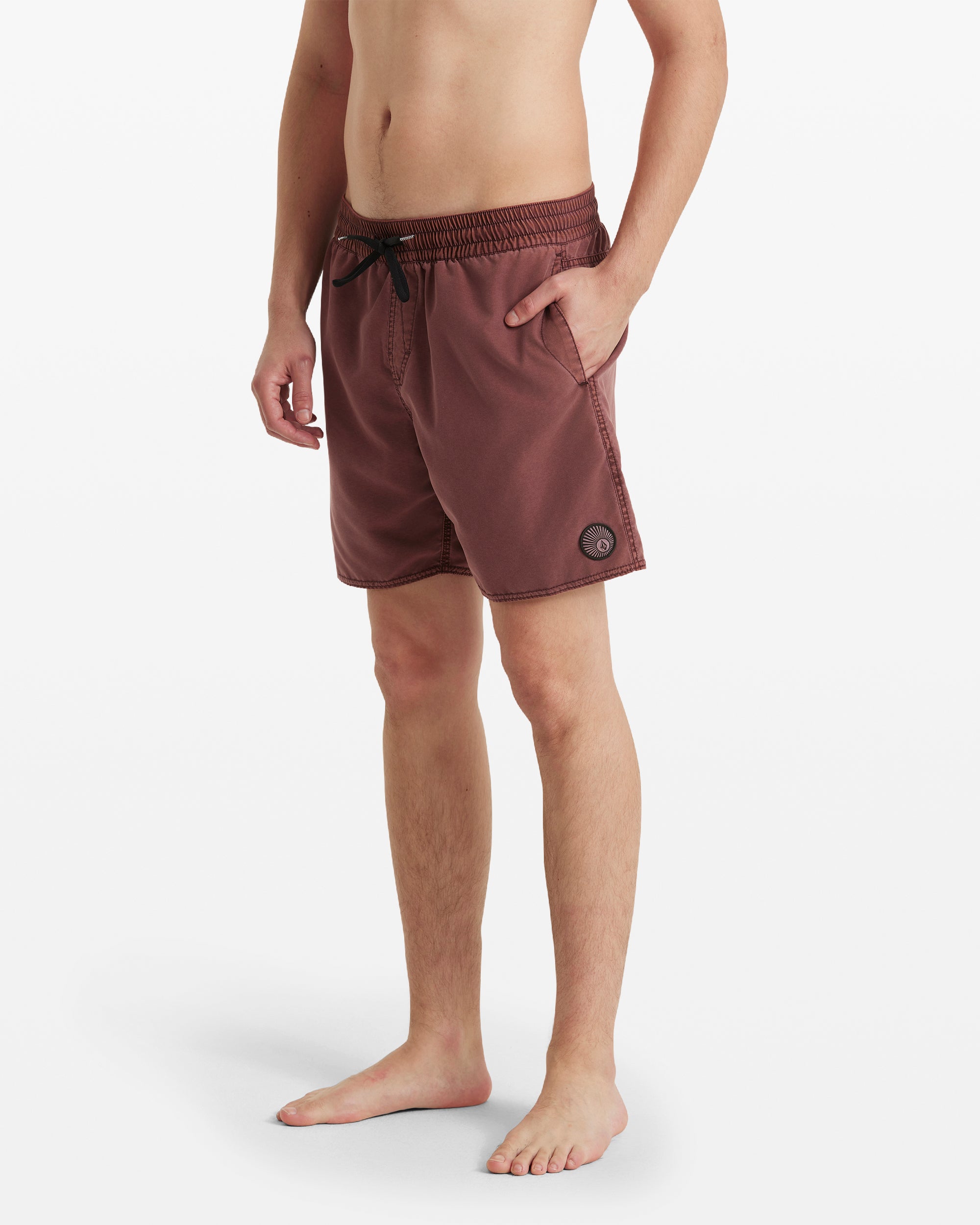 Men's Center Elastic Waist Trunks Front
