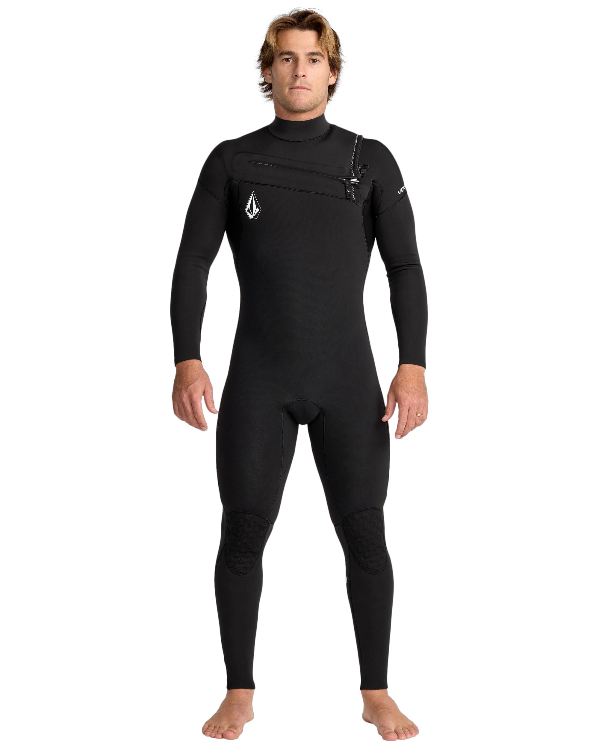 Men's 3/2MM Modulator Chest Zip Full Wetsuit Front