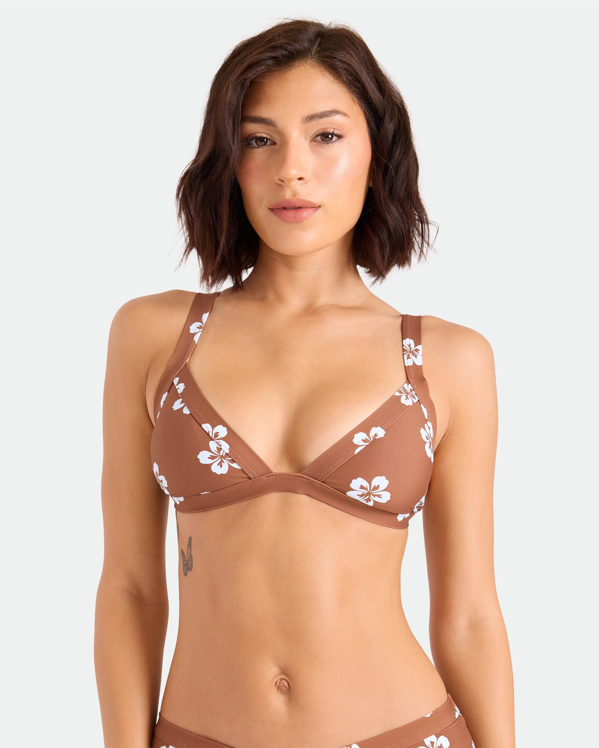 Women's Coco Retro Bloom Banded Triangle Top