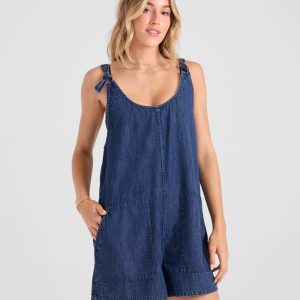 Women's Lived In Shorts Romper