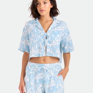 Women's Tied Up Crop Shirt