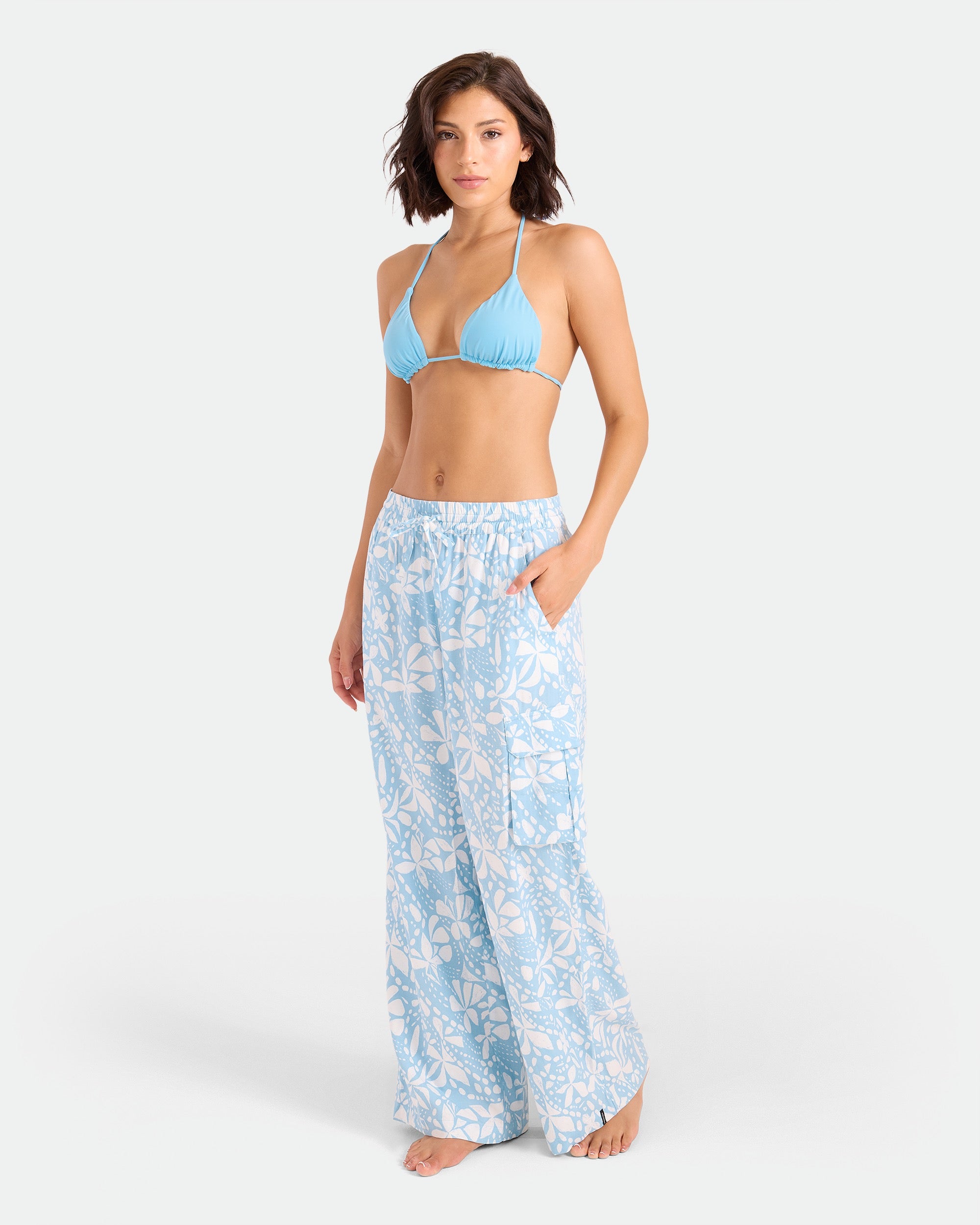 Women's Wide Leg Pull On Pants - Image 4