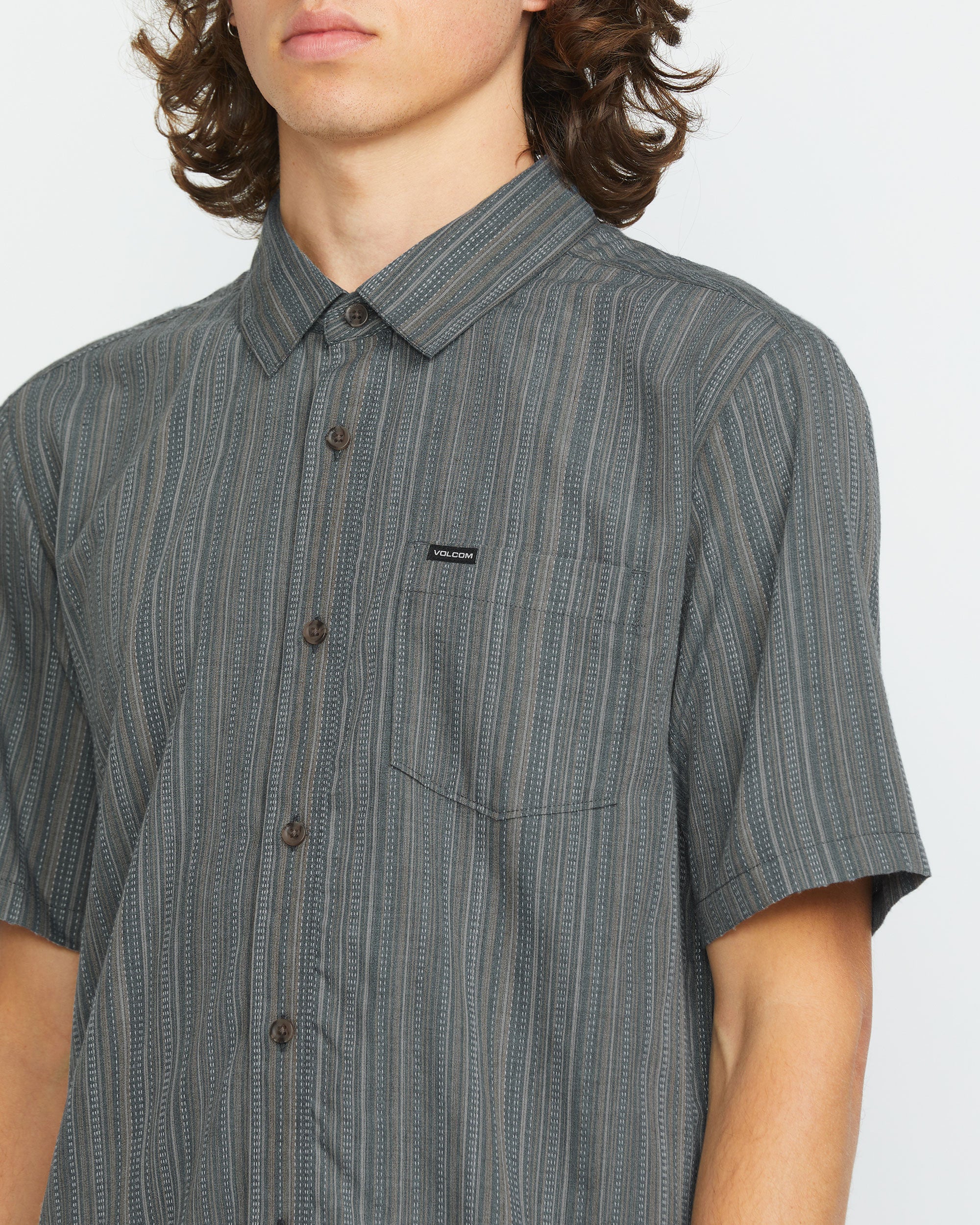Men's Jahstripe Short Sleeve Shirt - Image 3