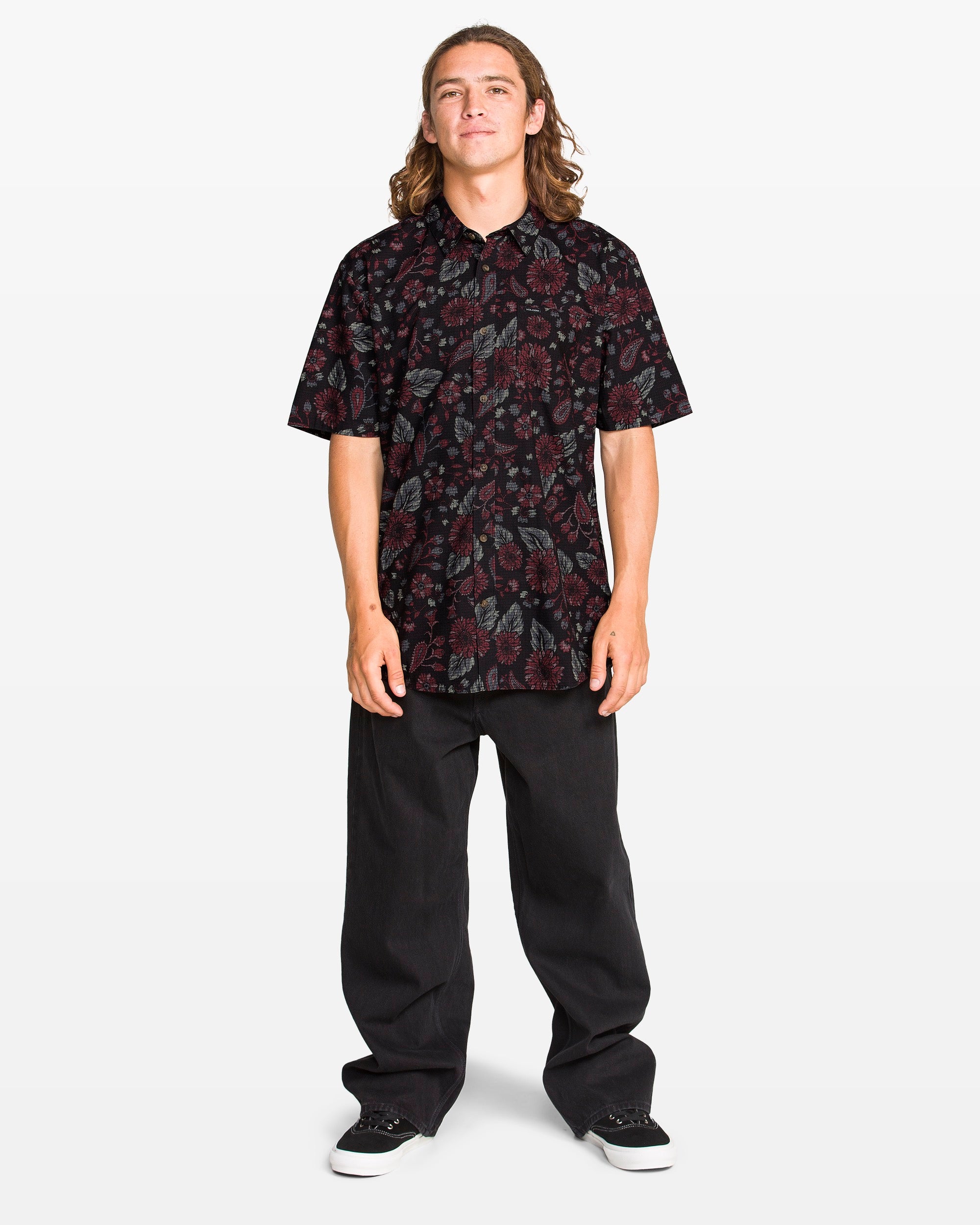 Men's Scaler Stone Woven Short Sleeve Shirt - Image 3
