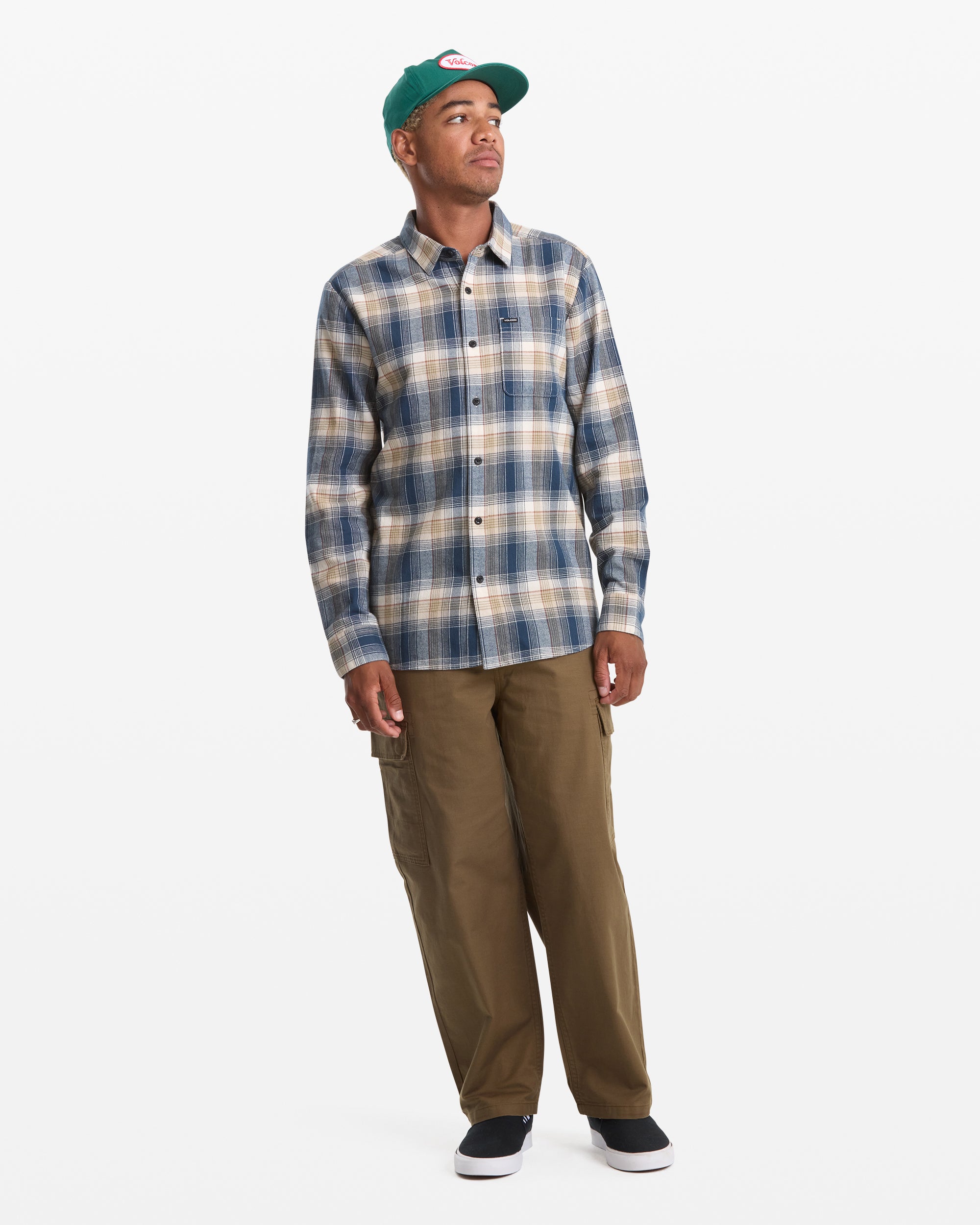 Men's Caden Plaid Long Sleeve Shirt - Image 5