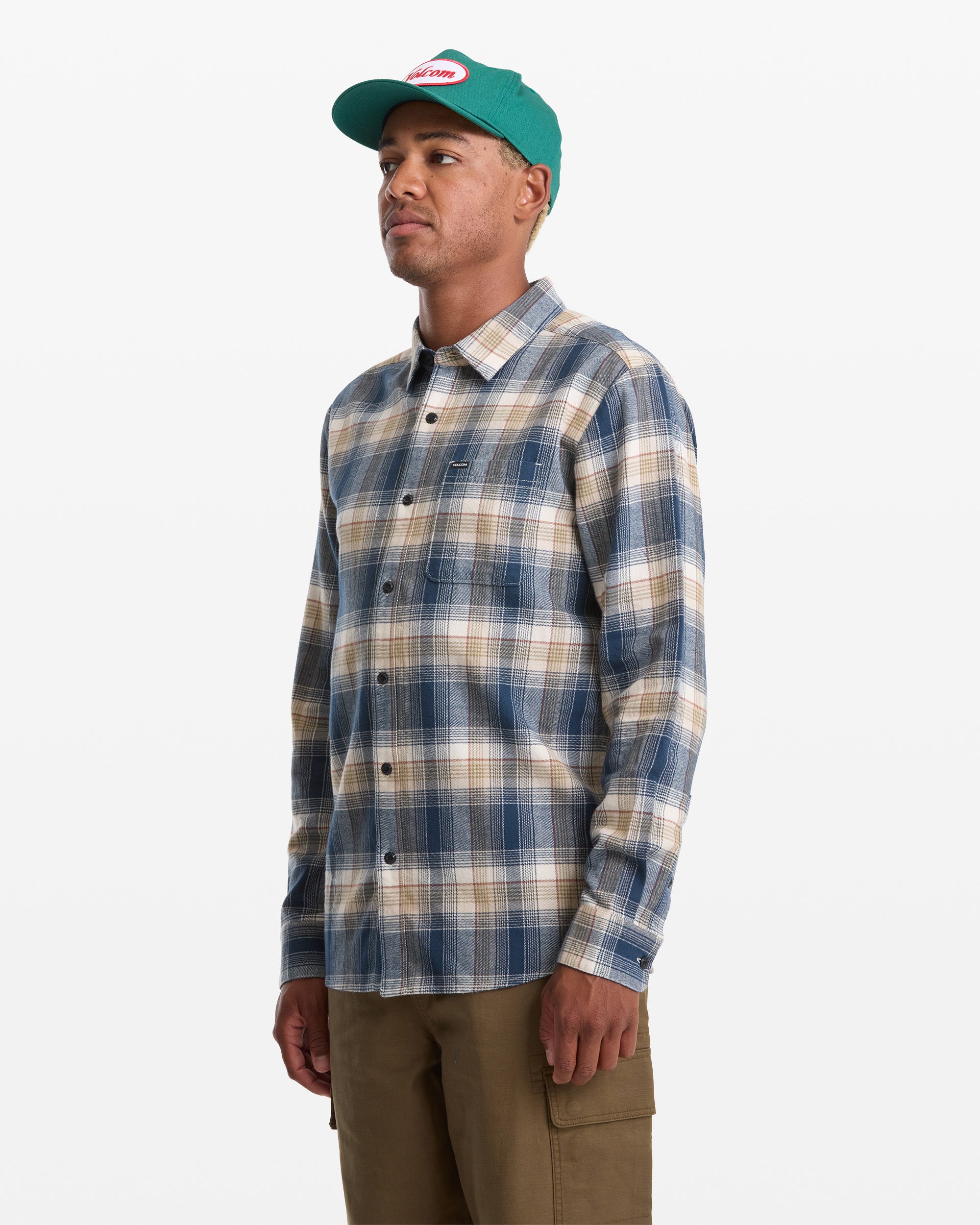 Men's Caden Plaid Long Sleeve Shirt - Image 4