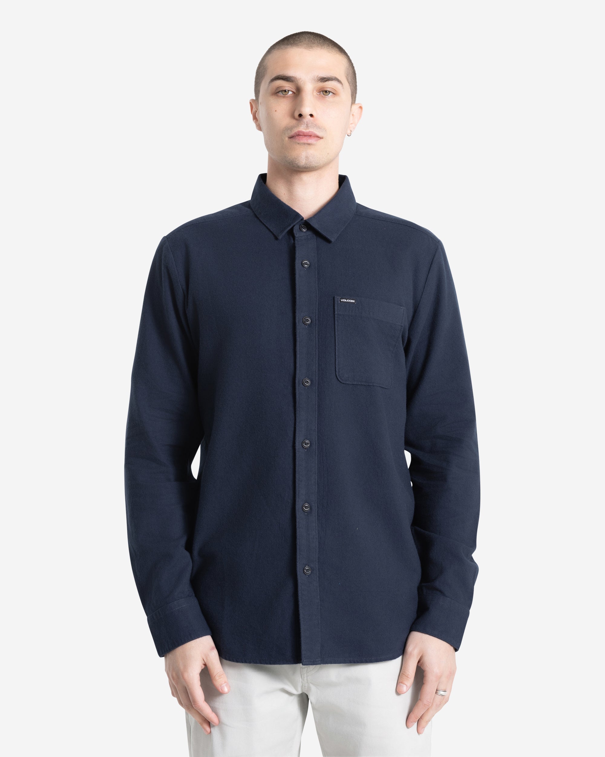 Men's Caden Solid Long Sleeve Shirt - Image 2