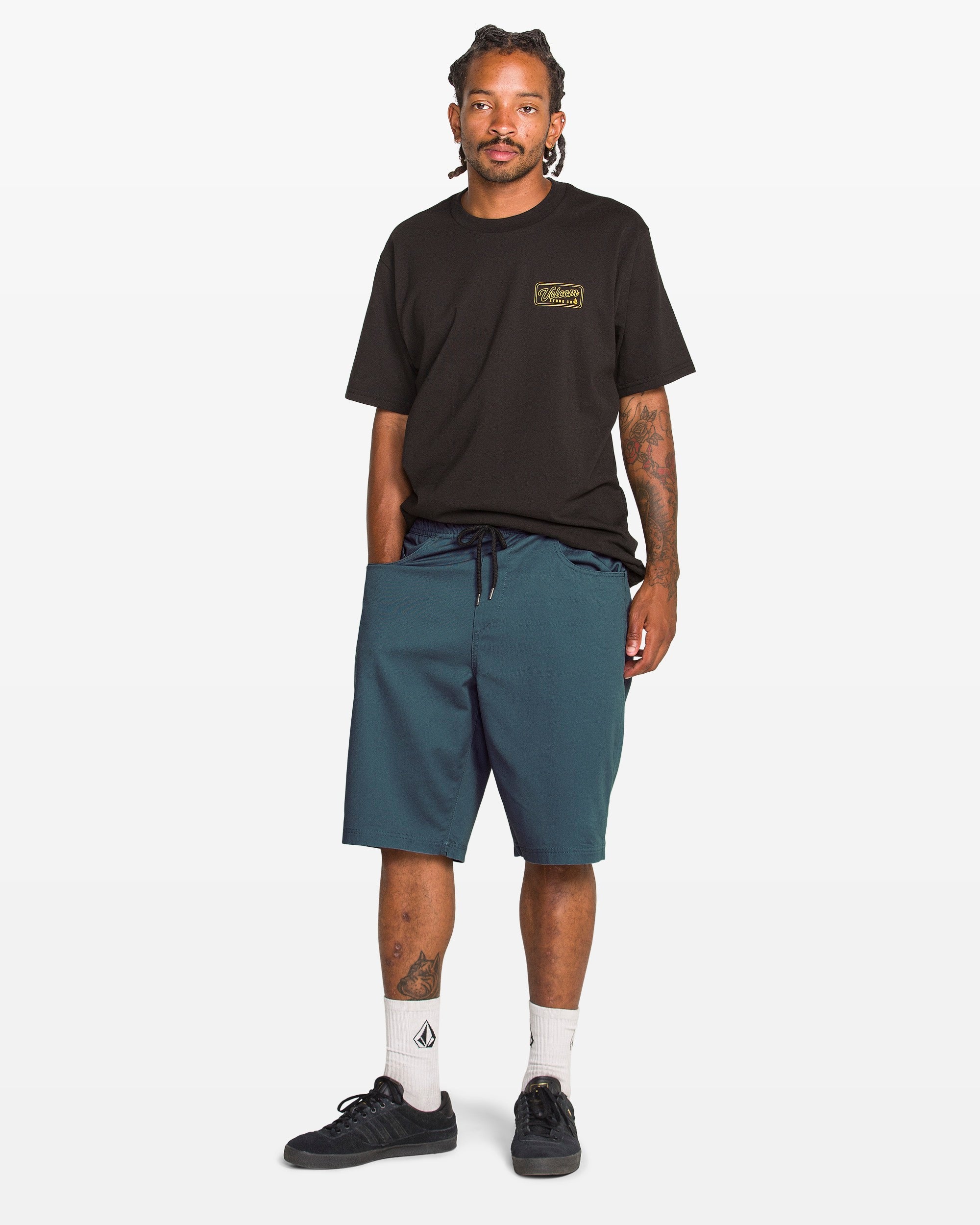 Men's Freazy Loose Elastic Waist Shorts - Image 4