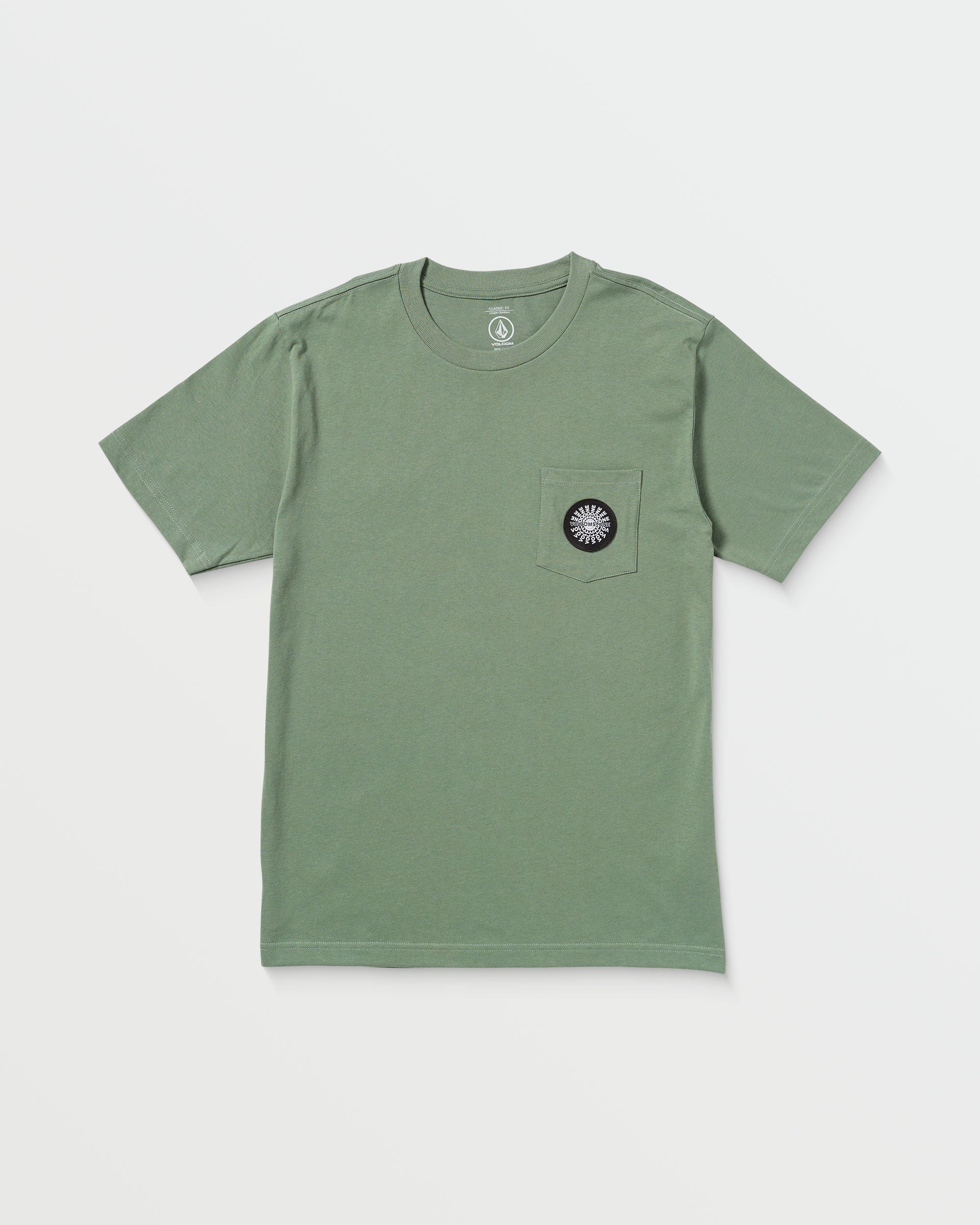 Men's Woven Label Pocket Tee - Image 8