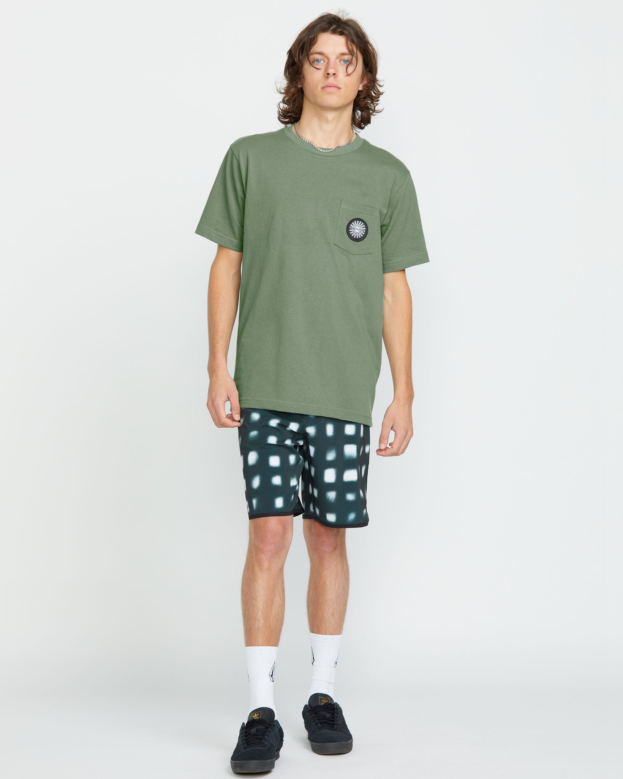 Men's Woven Label Pocket Tee - Image 4