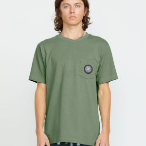 Men's Woven Label Pocket Tee