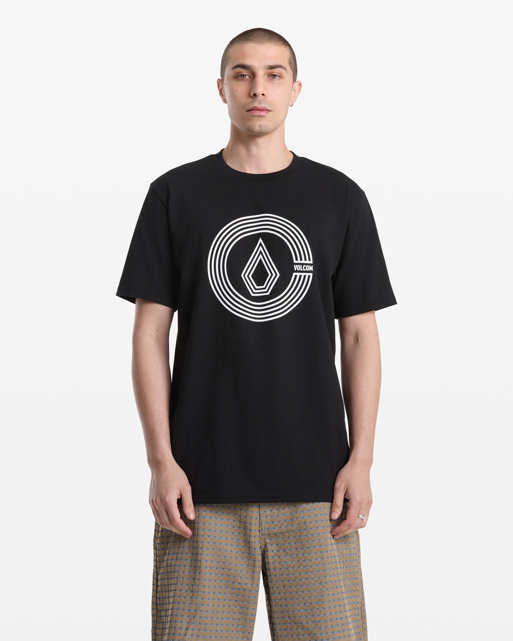 Men's Circle Split Short Sleeve Tee - Image 2