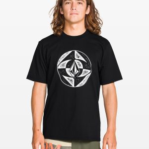 Men's Circle Stone Split Short Sleeve Tee
