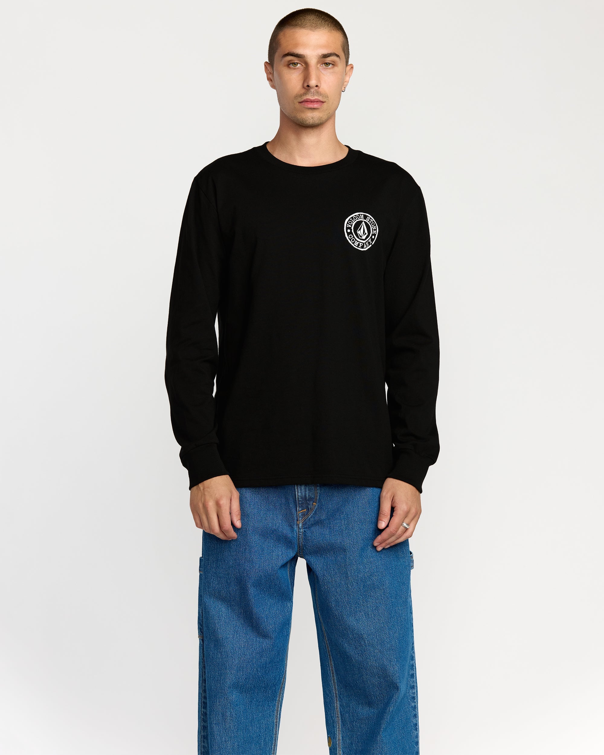 Men's Logo Stamp Long Sleeve Tee - Image 2
