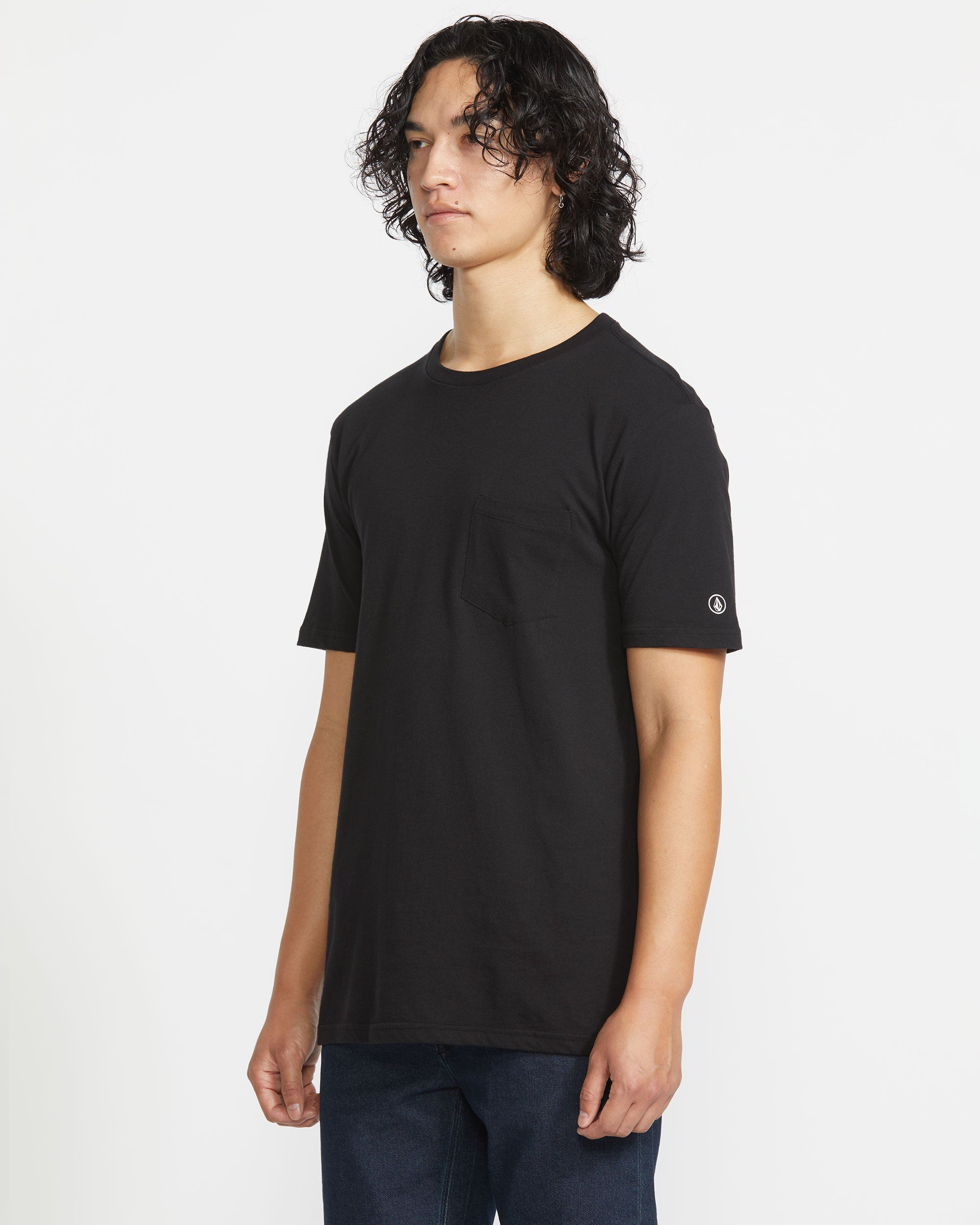 Men's Solid Short Sleeve Tee Pocket Tee - Image 9