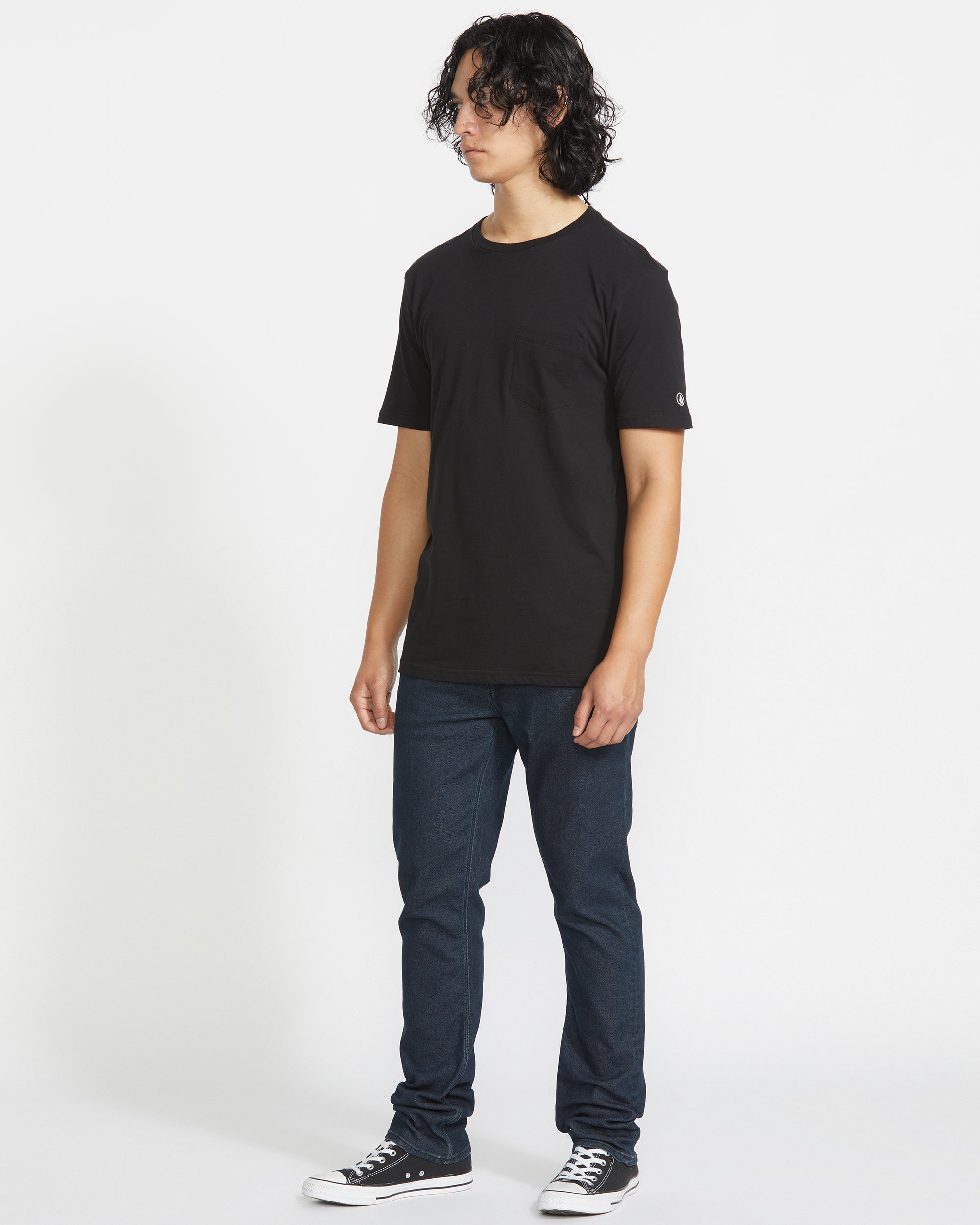 Men's Solid Short Sleeve Tee Pocket Tee - Image 12