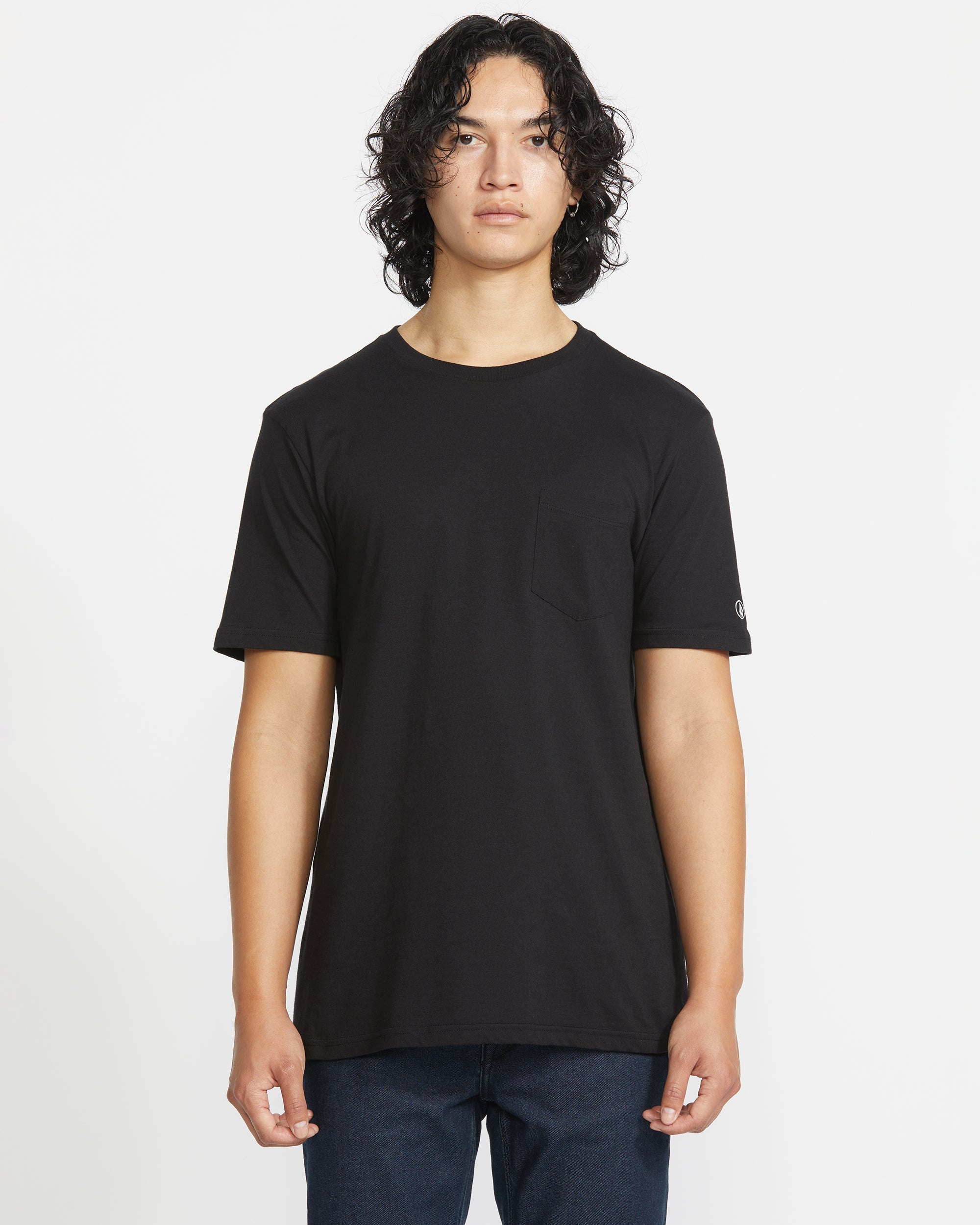Men's Solid Short Sleeve Tee Pocket Tee - Image 3