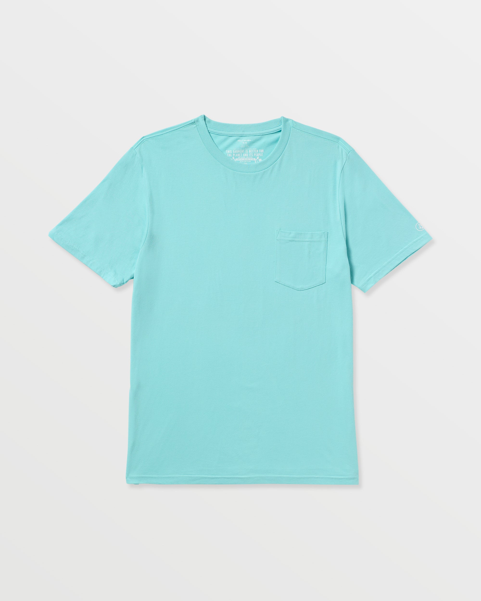 Men's Solid Short Sleeve Tee Pocket Tee - Image 6