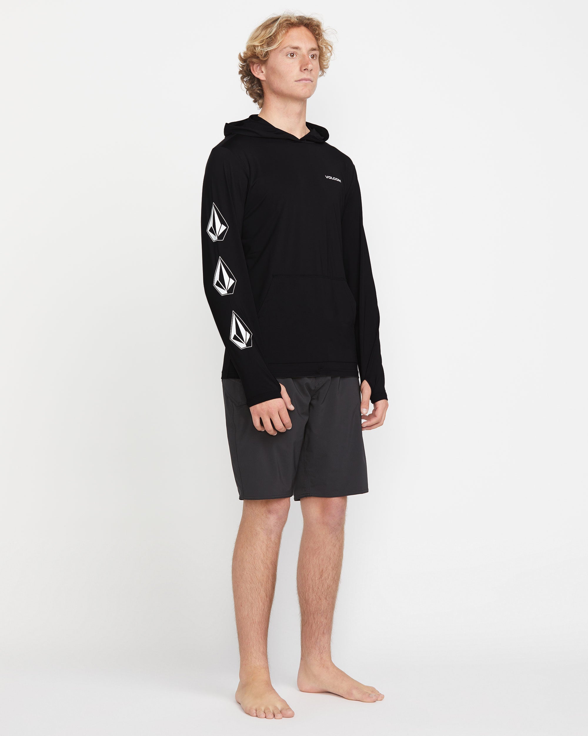 Men's Largee Iconic Hood Long Sleeve Thrashguard - Image 4