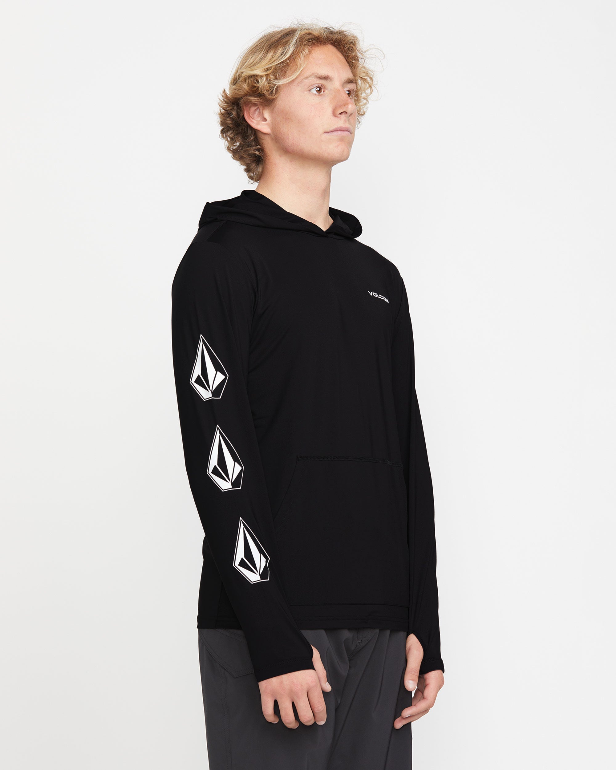 Men's Largee Iconic Hood Long Sleeve Thrashguard - Image 3