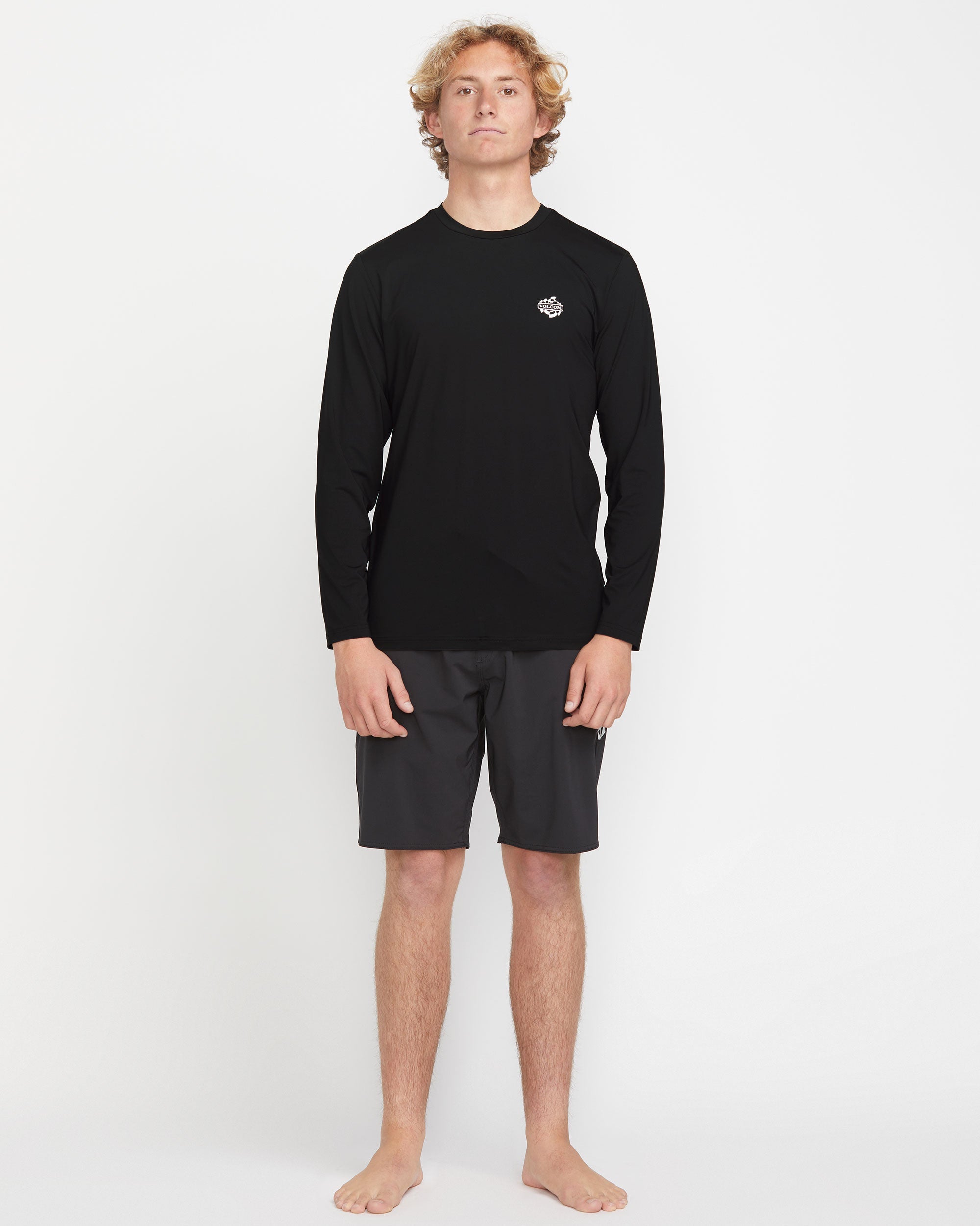 Men's Oval Track Loose Long Sleeve Surf Tee - Image 4
