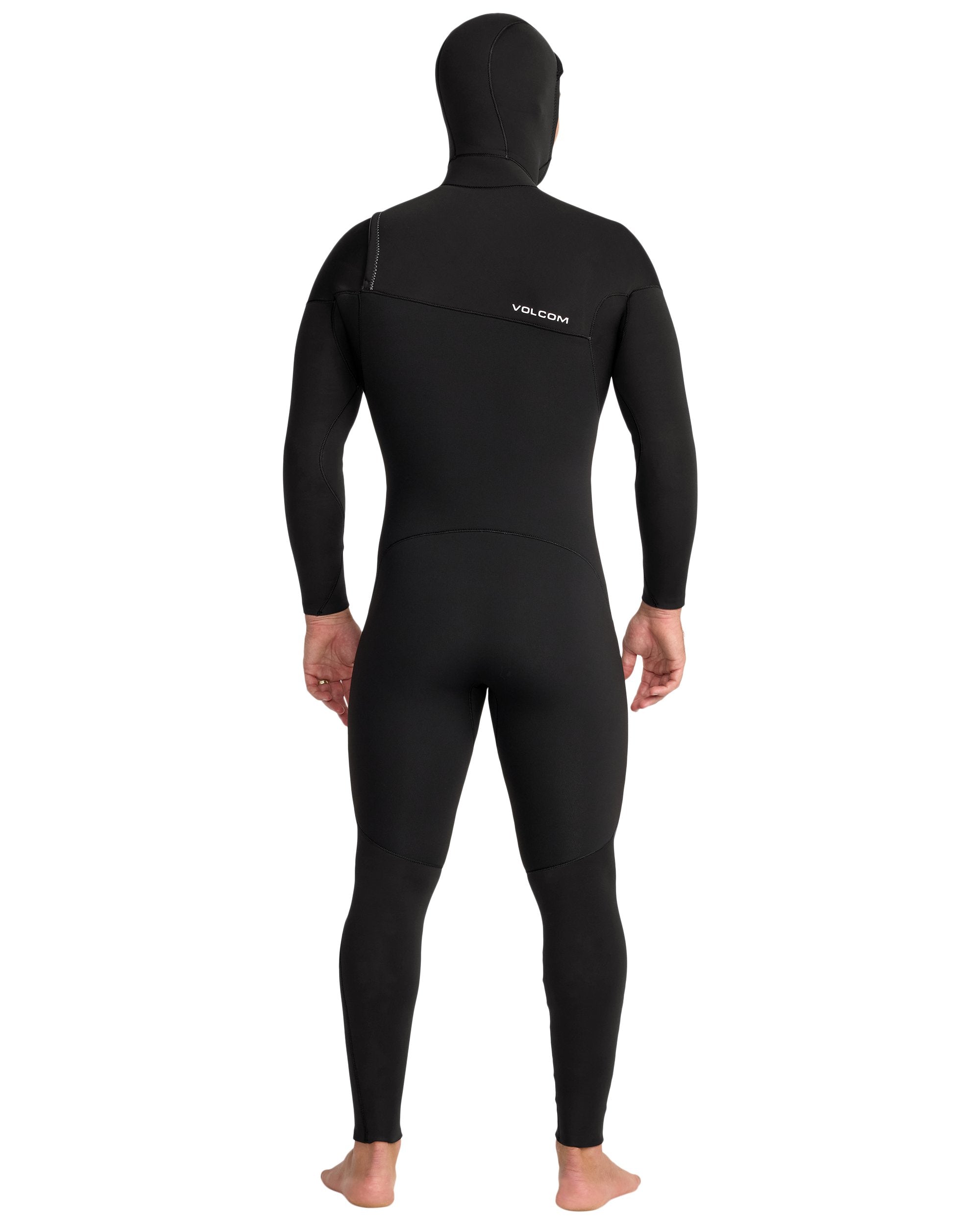 Men's 4/3MM Hooded Chest Zip Full Wetsuit - Image 2