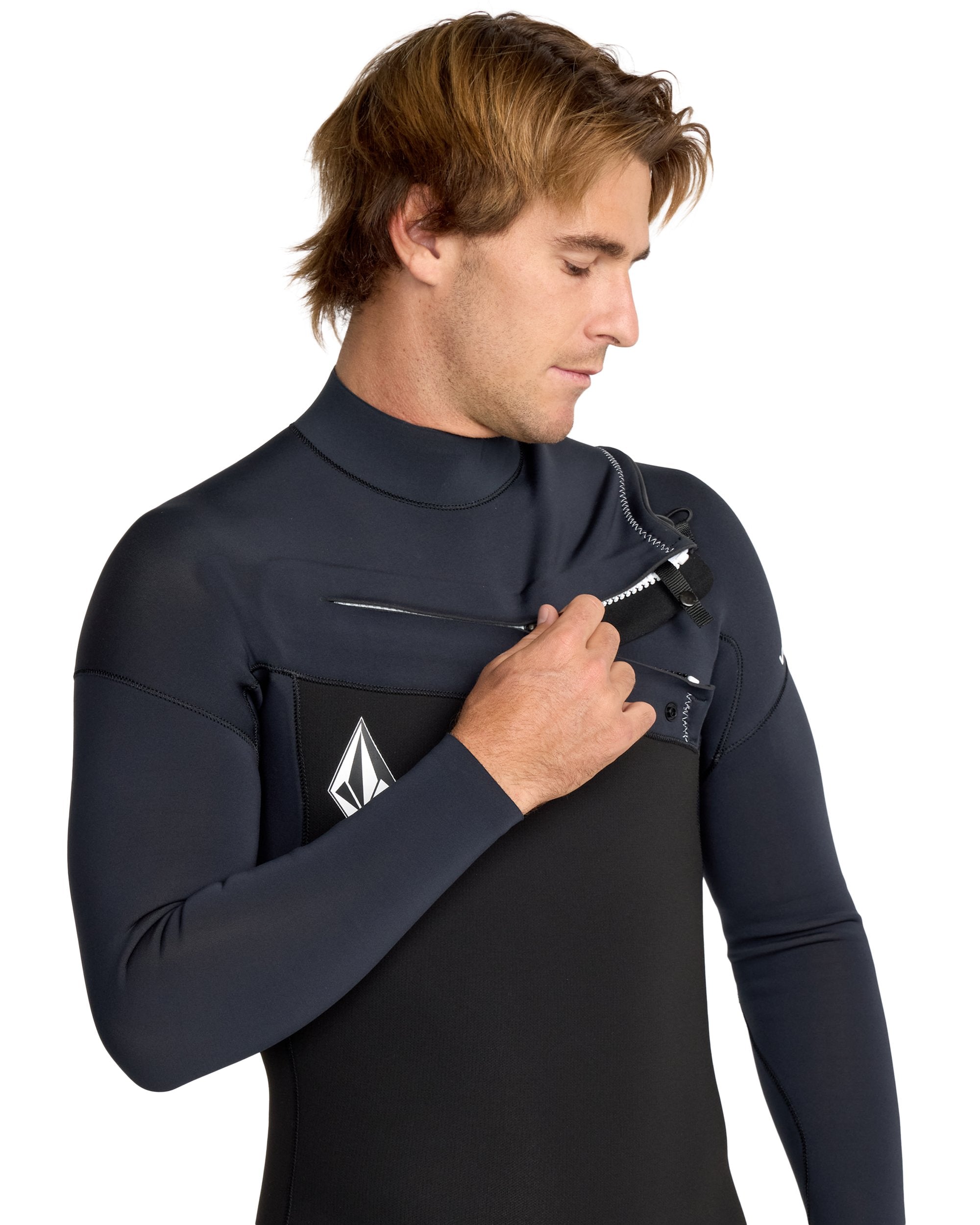 Men's 4/3MM Modulator Chest Zip Full Wetsuit - Image 3