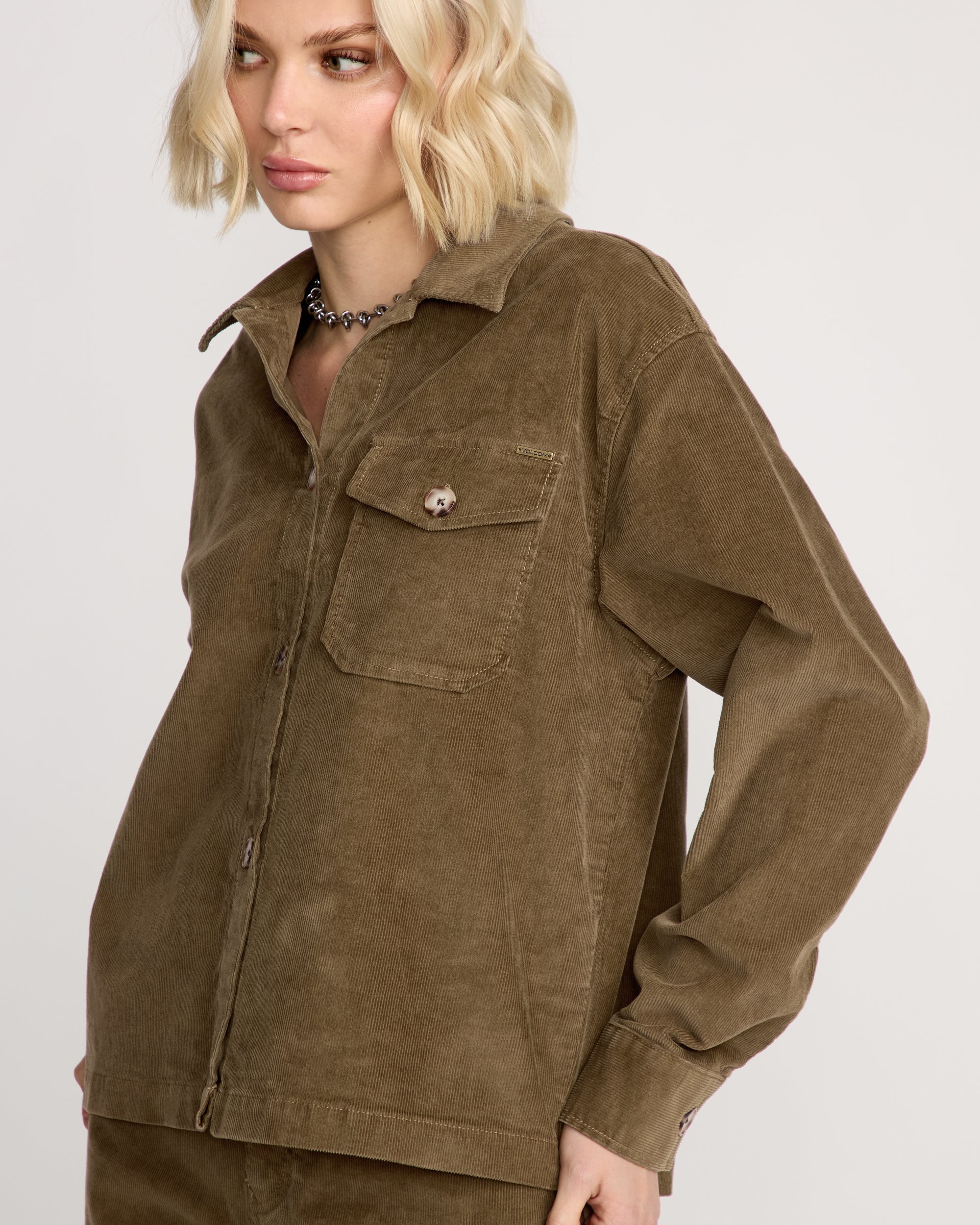 Women's Stoned BF Shacket - Image 5