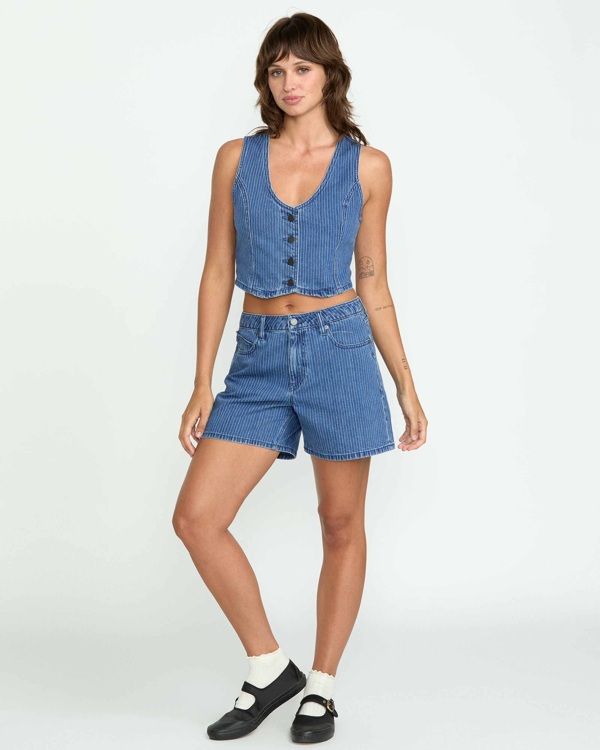 Women's Stoned Boyfriend Shorts - Image 5