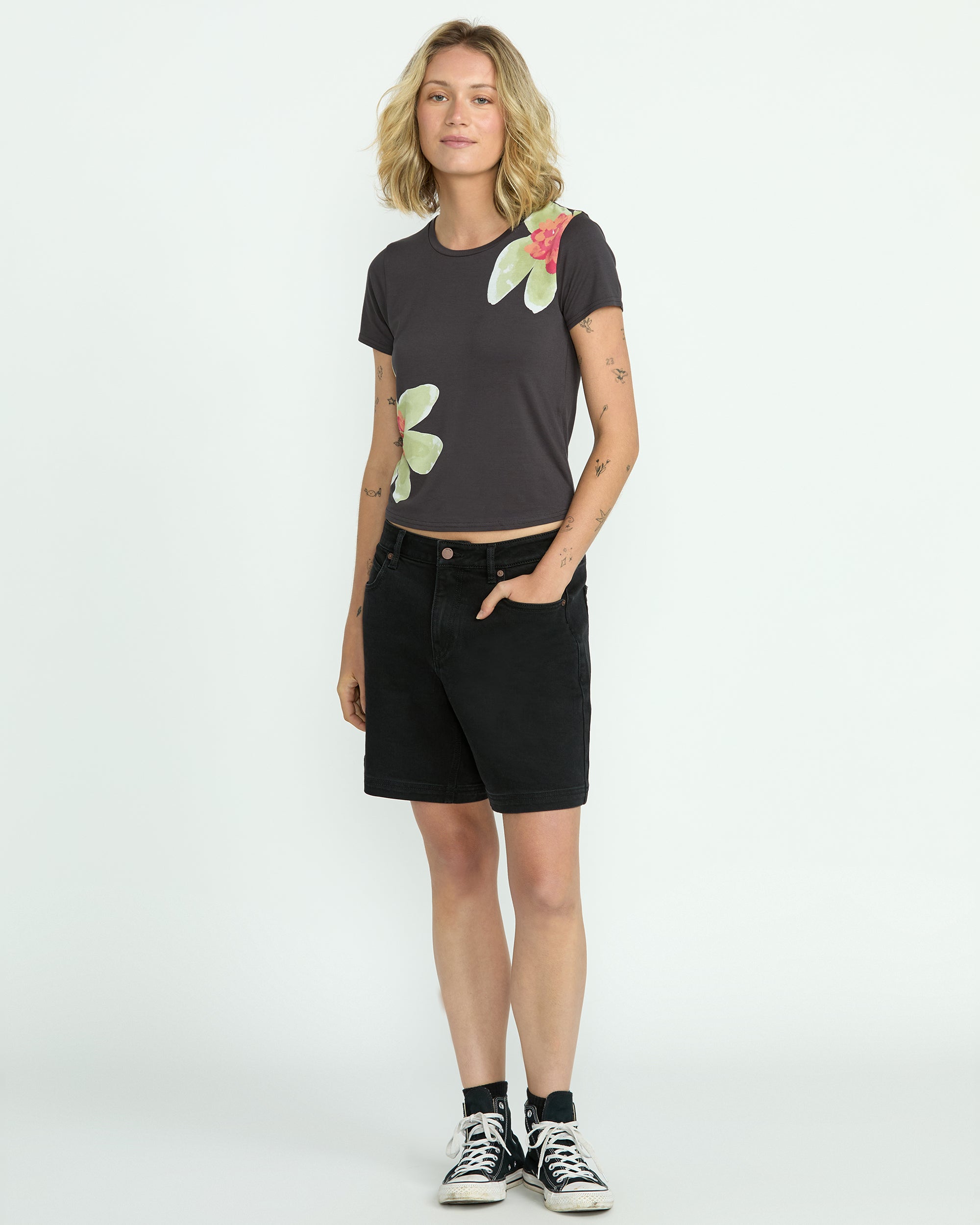 Women's Strait Up Long Shorts - Image 5