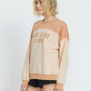 Women's Stone Blocked Crew