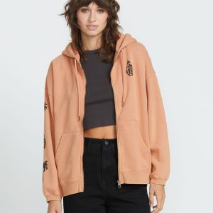 Women's Stone Art Up Zip Hoodie