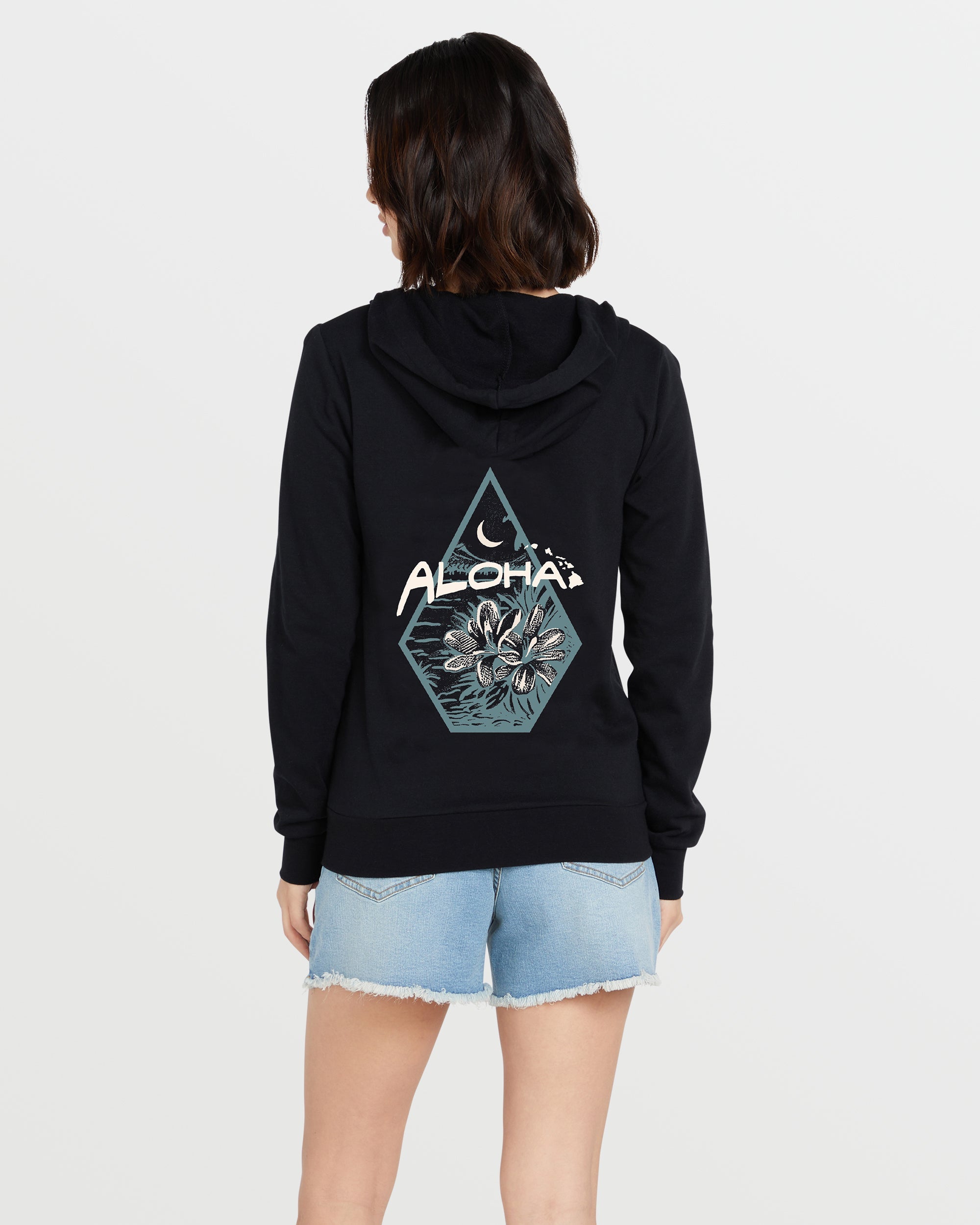 Women's Volcom Sealed Zip Hoodie - Image 2
