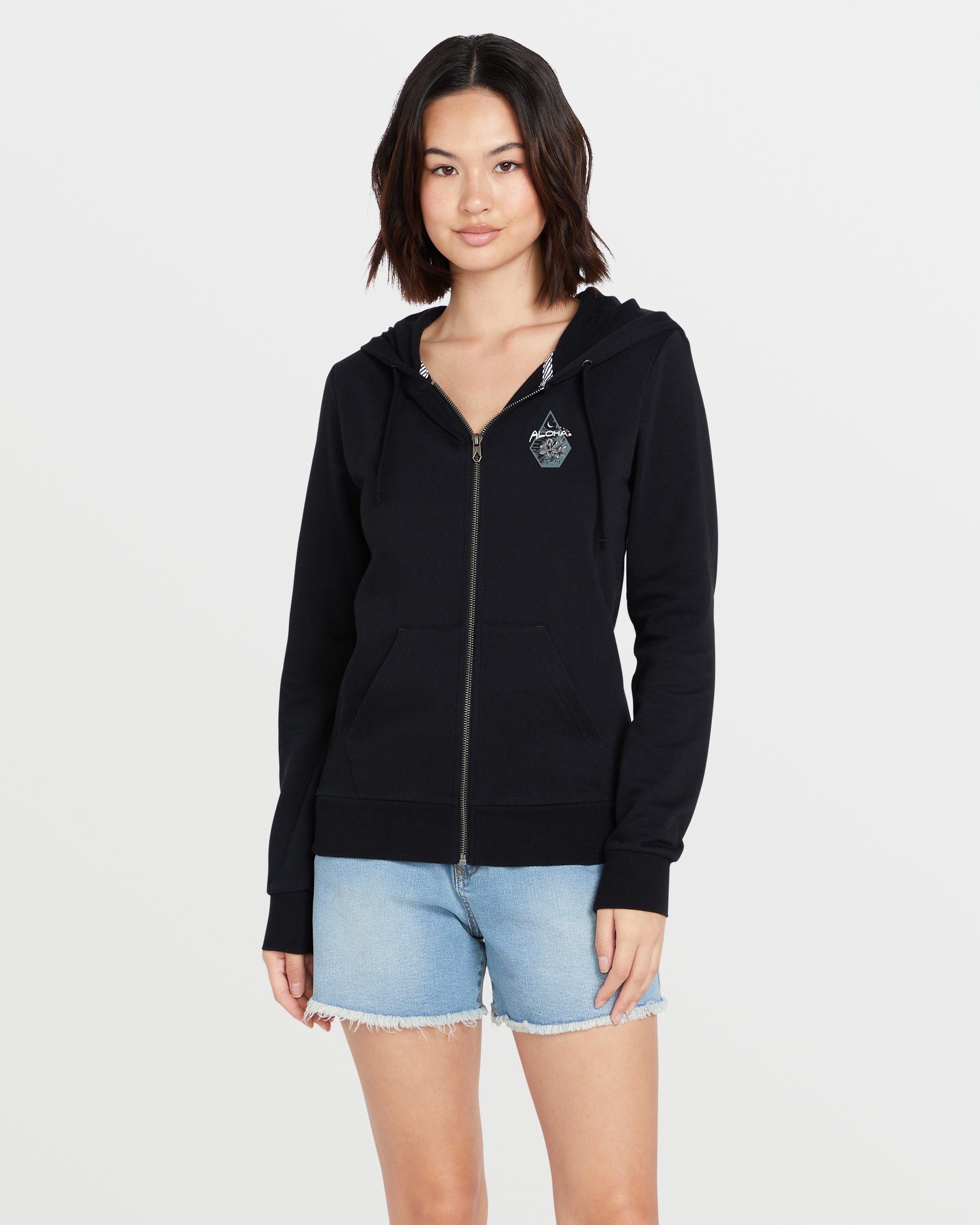 Women's Volcom Sealed Zip Hoodie