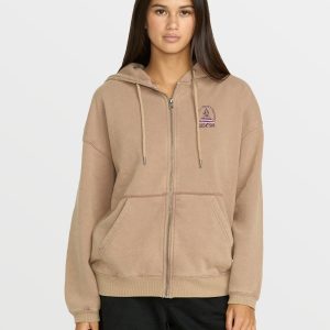 Women's Stone Art Up Zip Hoodie