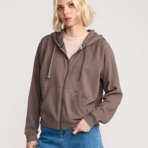 Women's Lived In Fleece Zip Hoodie