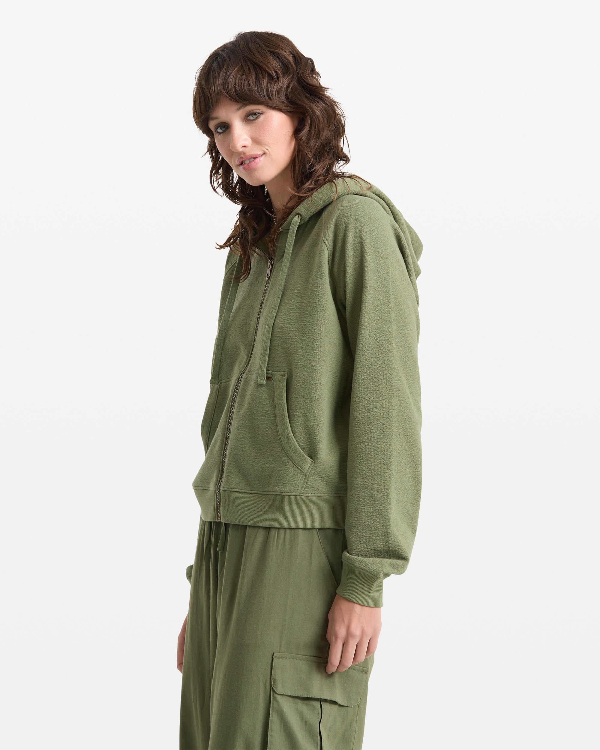 Women's Lived In Fleece Zip Hoodie - Image 7