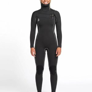Women's 4/3MM Modulator Chest Zip Hooded Full Wetsuit