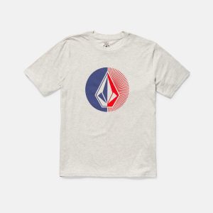 Mens' Circle Stone Split Short Sleeve Tee
