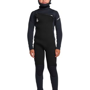 Kids' Big Boys' 5/4MM Hooded Chest Zip Full Wetsuit