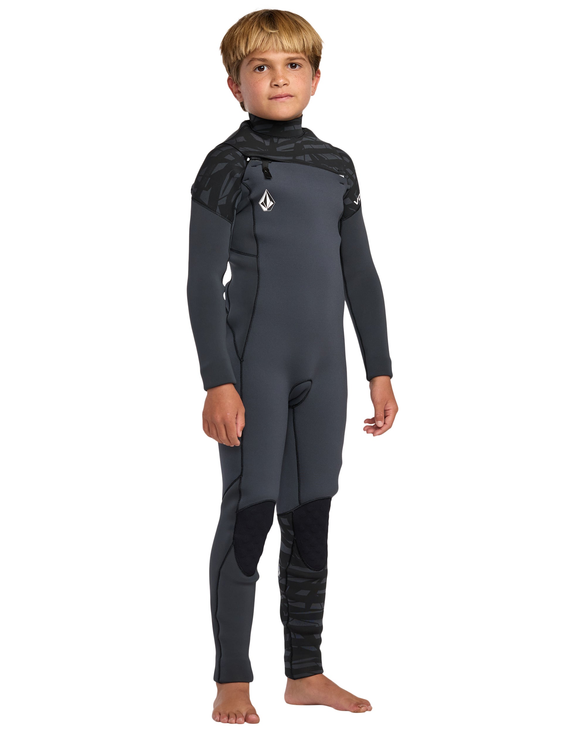 Kids' Big Boys' 4/3MM Modulator Chest Zip Full Wetsuit - Image 4