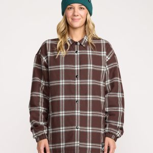 Women's Ins Riding Flannel Jacket
